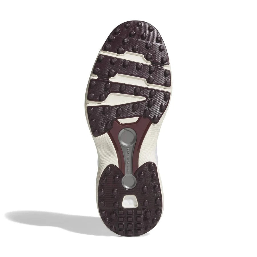Adidas chaussures de golf unisexes MC70 FB sans crampons - blanc cassé/marron