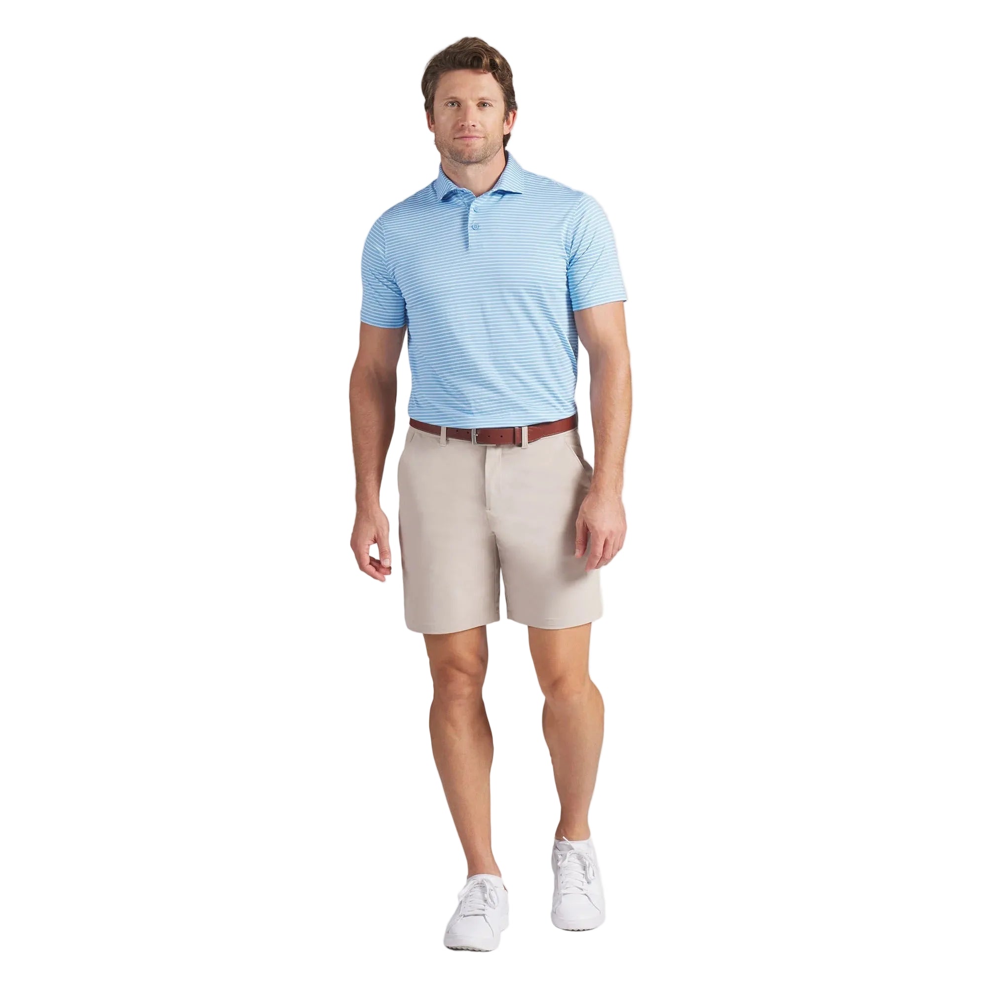 Puma BRRR Stripe Golf Polo - Blue