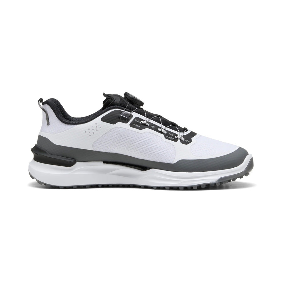 Puma Ignite Elevate 2 Disc Spikeless Golf Shoes - White/Gray