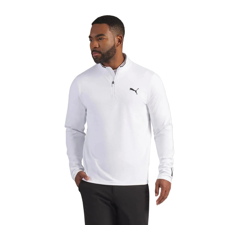 Puma CLOUDSPUN Tech 1/4 Zip Tour - White
