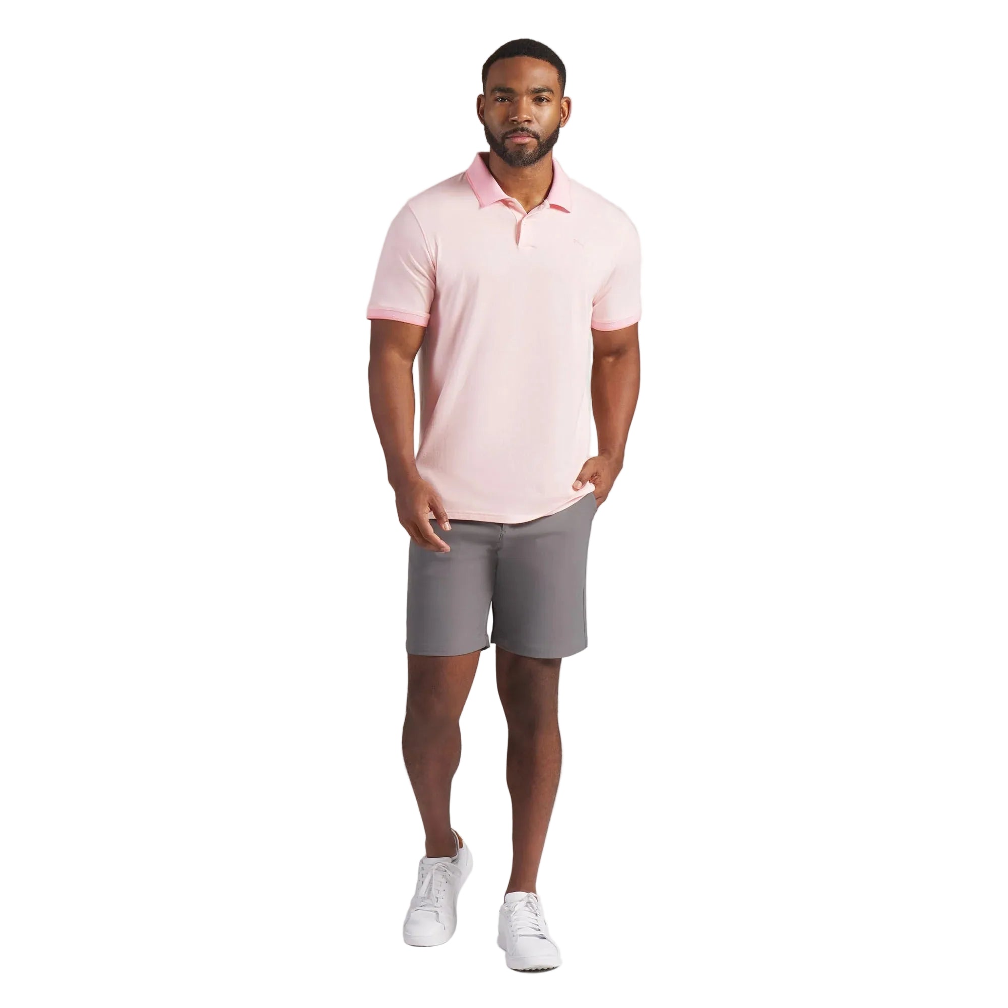 Puma Modalon Crafted LC Golf Polo - Rose