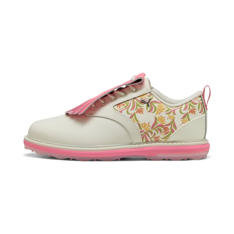 Puma Ladies Avant x Dani Dazey Spikeless Golf Shoes - White/Pink