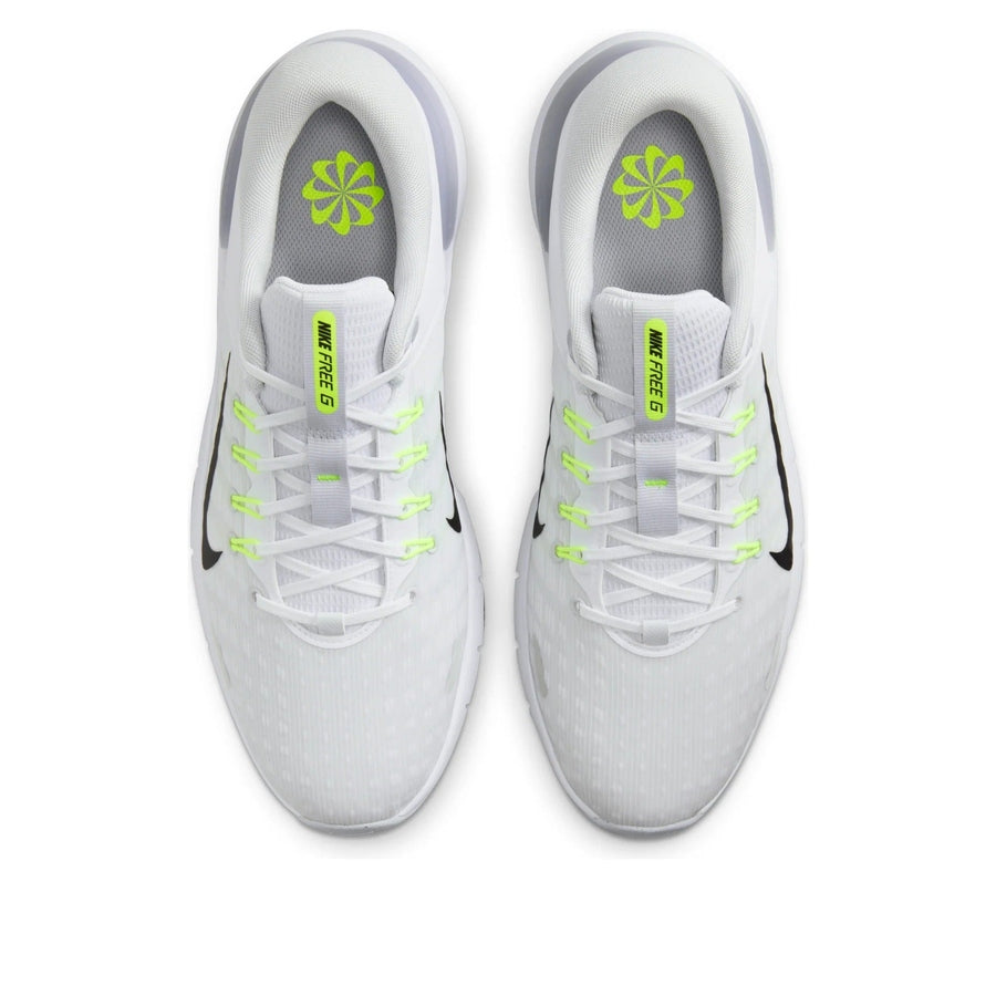 Nike Free Golf NN Wide Spikeless Golf Shoes - White/Silver