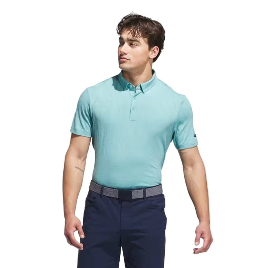 Adidas Go-To Textured Polo Shirt - Mint
