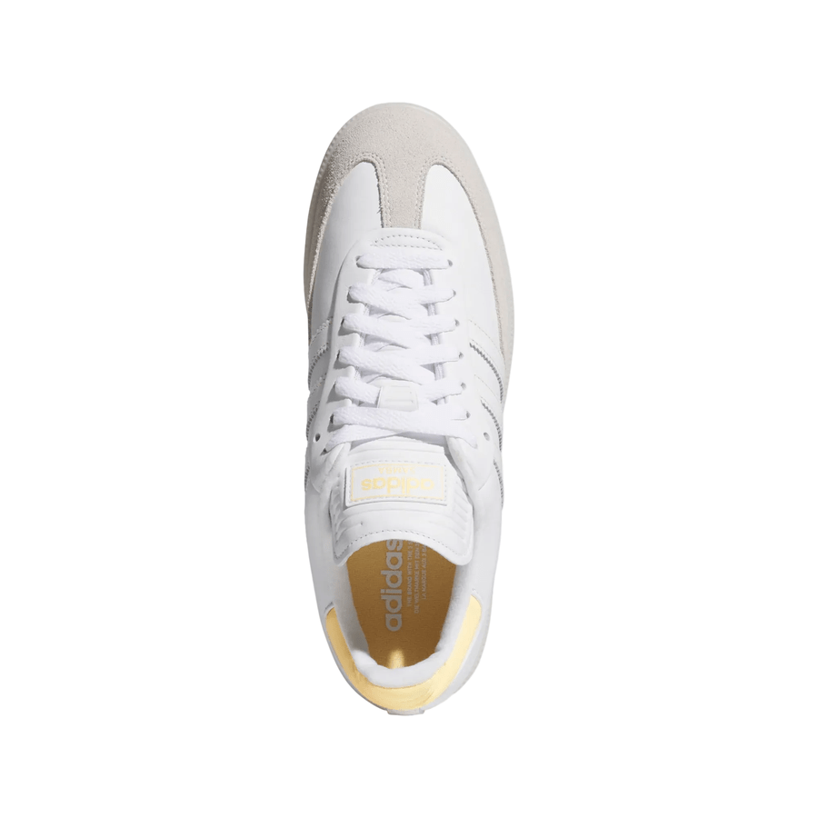 Adidas Samba Spikeless Golf Shoes - White/Orange