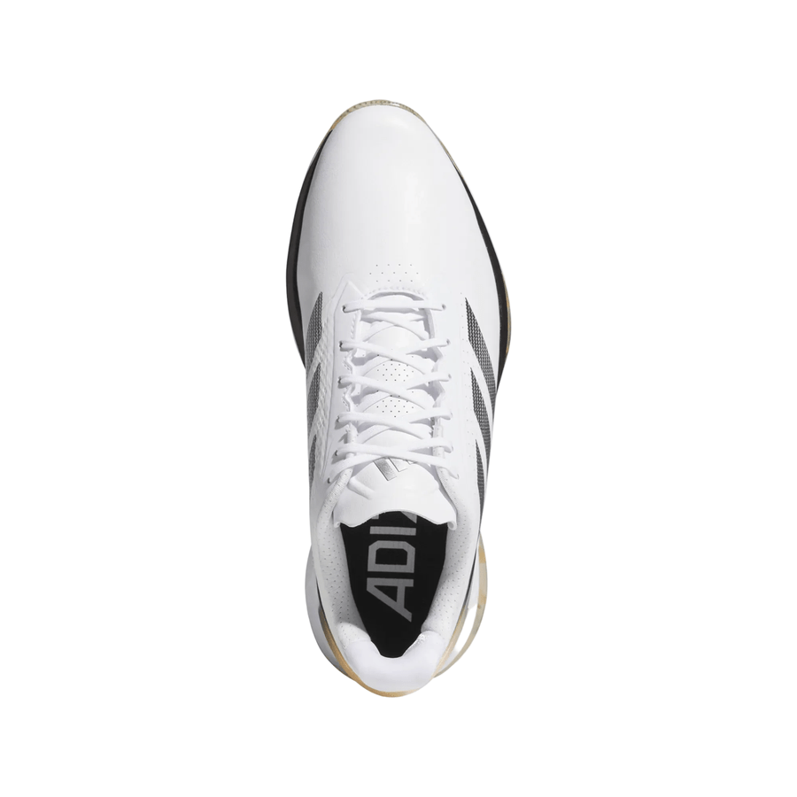 Adidas Adizero ZG Spikeless Golf Shoes - White/Yellow