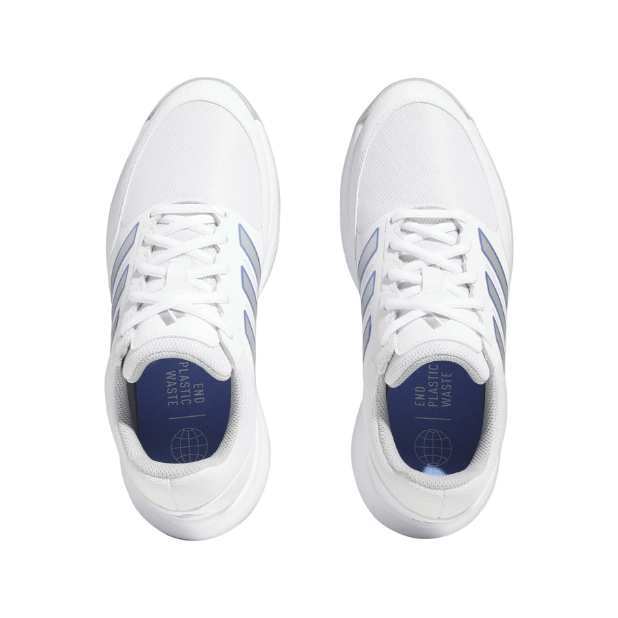 Adidas Ladies Tech Response 3.0 Golf Shoes - White/Blue