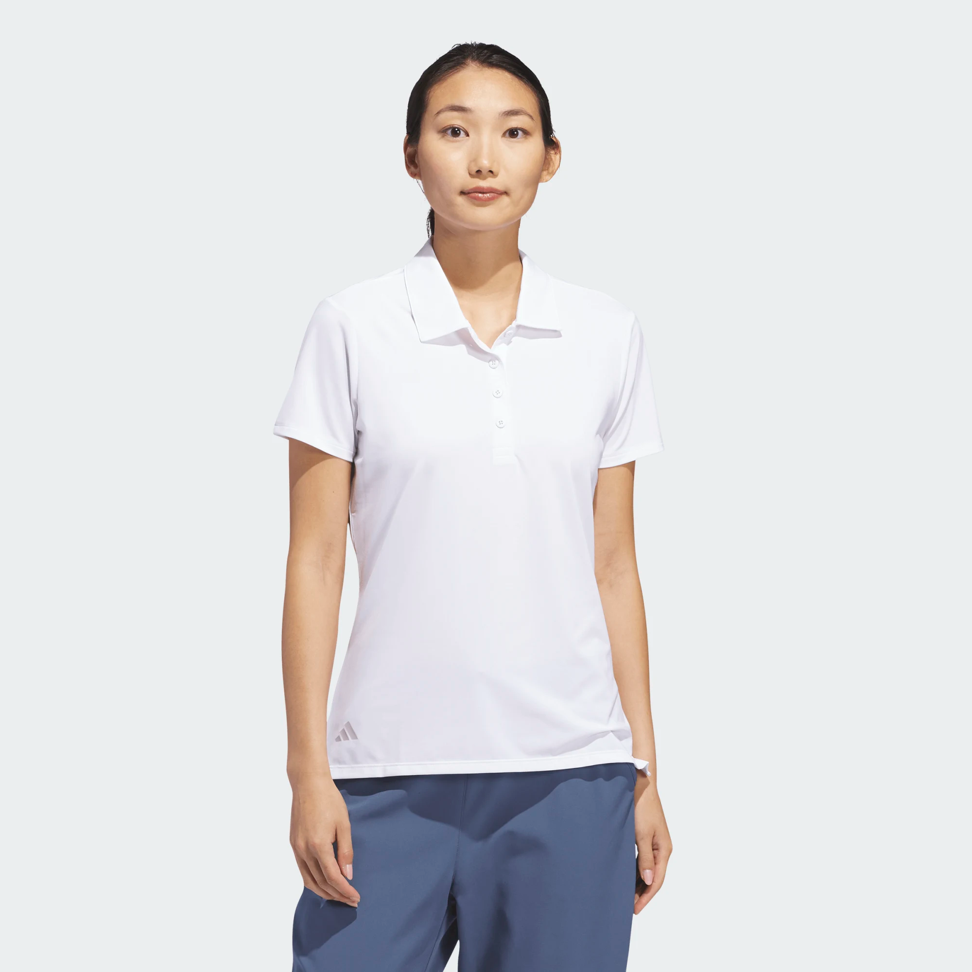Adidas Ladies Ultimate365 Solid Short Sleeve Polo