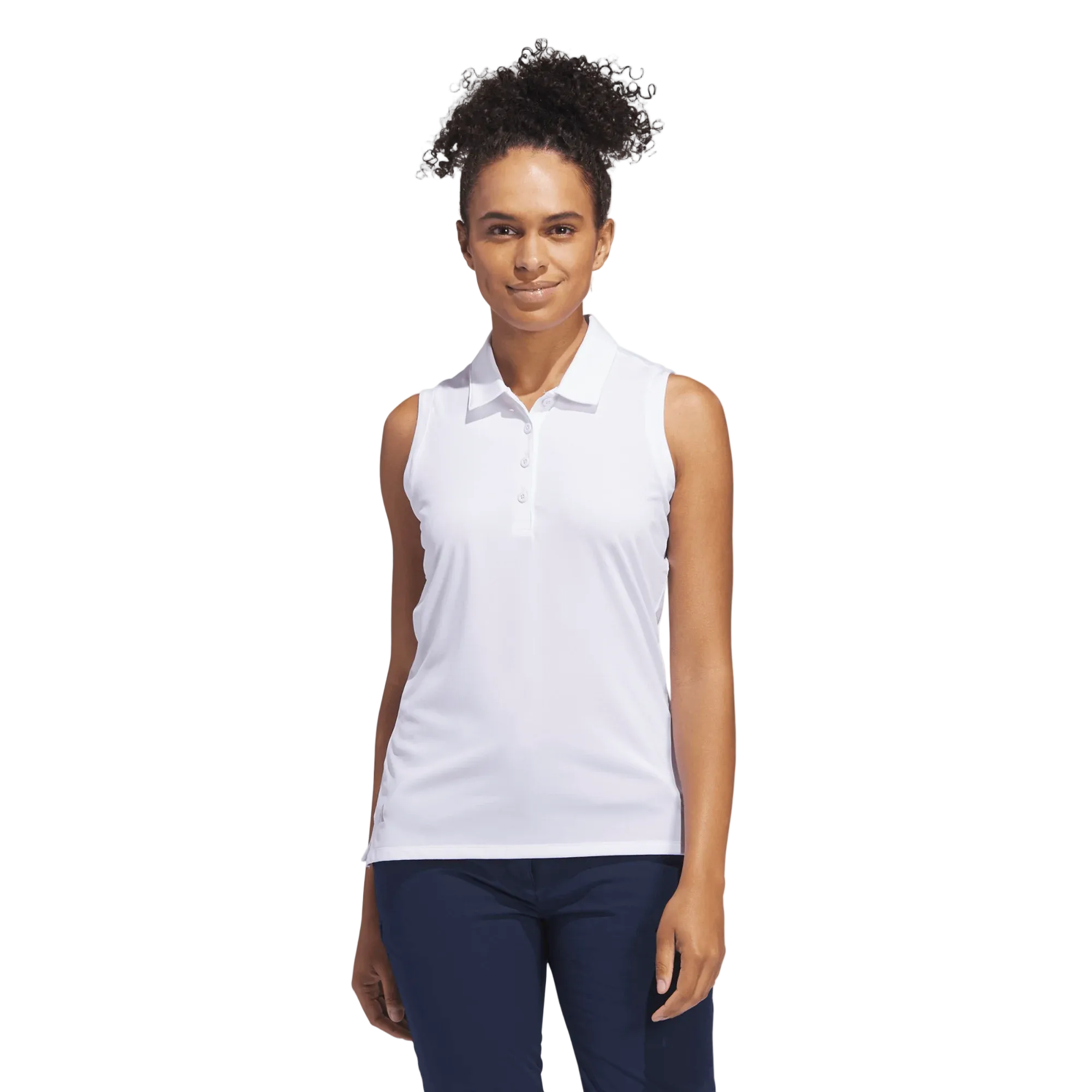 Adidas Ladies Ultimate365 Solid Sleeveless Polo