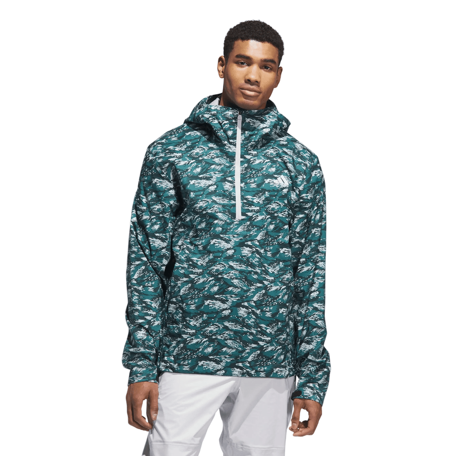 Adidas Climaproof+ Anorak Golf Jacket - Teal