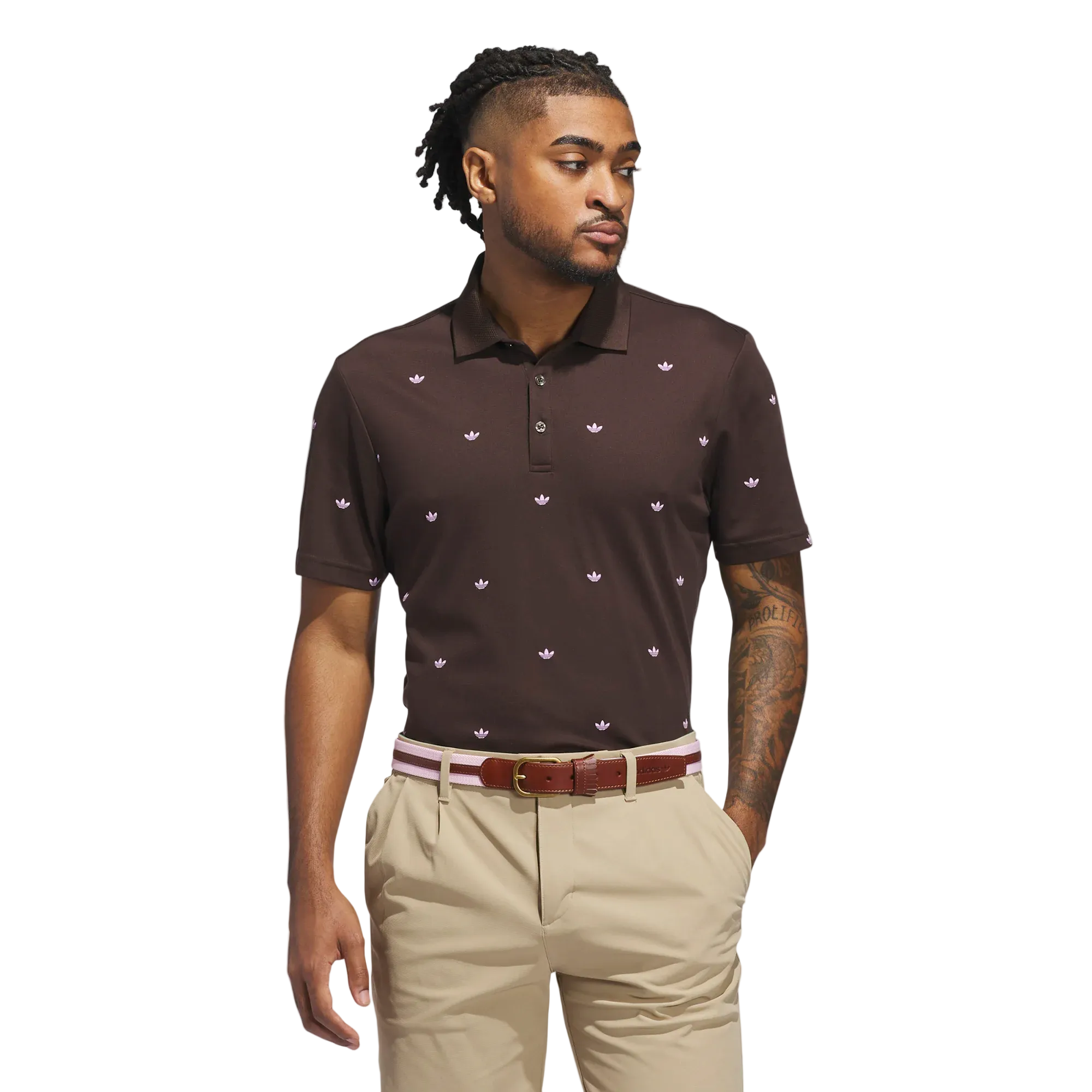 Adidas Originals Printed Trefoil Polo Shirt
