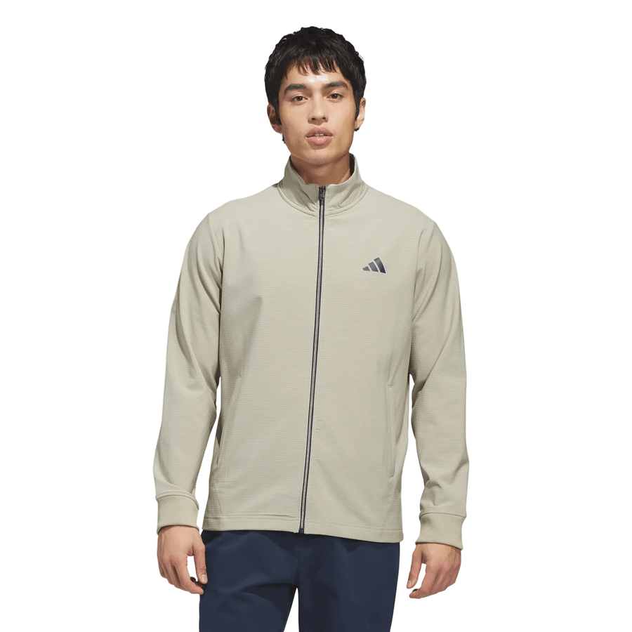 Adidas Ultimate365 Wind Textured Full-Zip Golf Jacket - Grey
