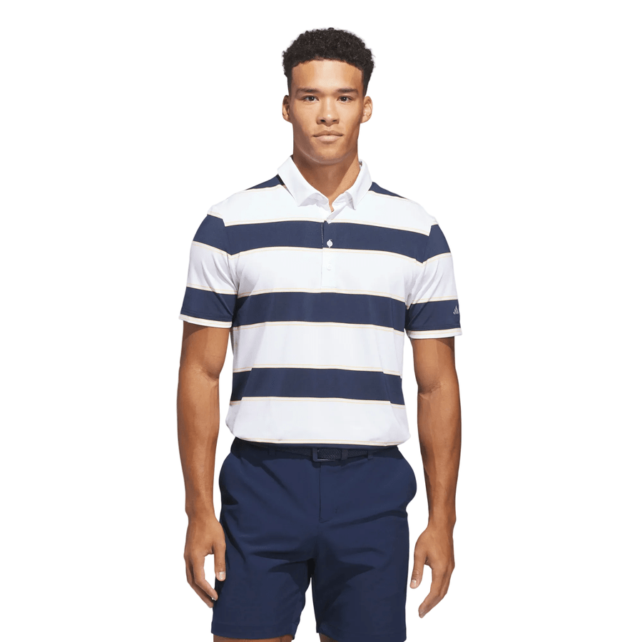 Adidas Ultimate365+ Jumbo Stripe Climacool Polo Shirt