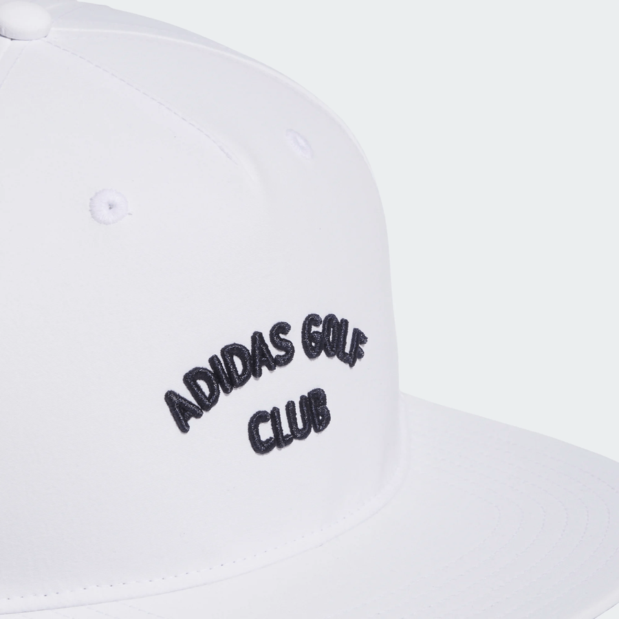 Adidas 5 Panel Crinkled Nylon Hat - White