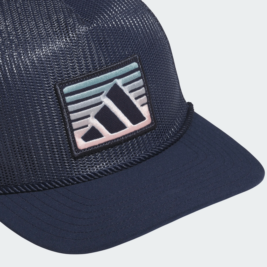 Adidas Casquette 5 panneaux en mesh avec cordon - bleu marine