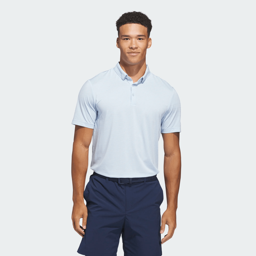 Adidas Ultimate365+ Pencil Stripe Climacool Polo Shirt