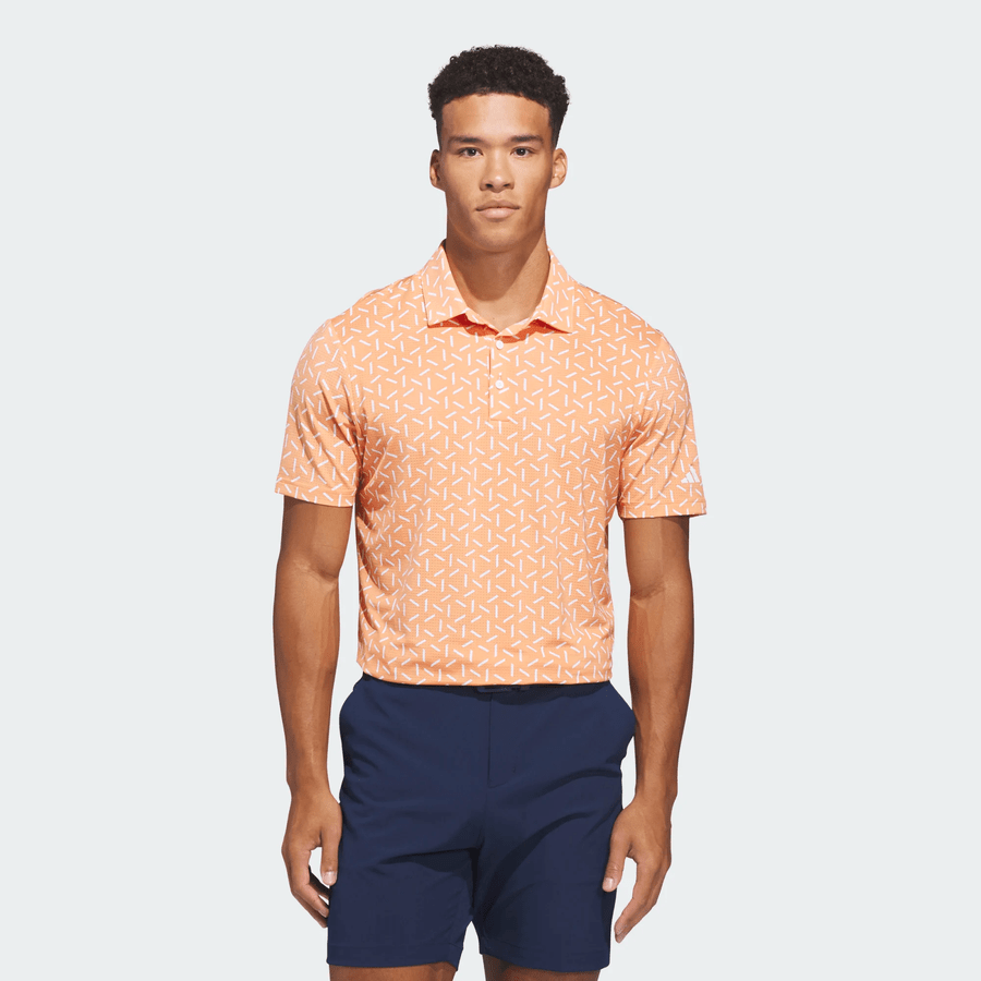 Adidas Ultimate365 Mesh Print Climacool Polo Shirt