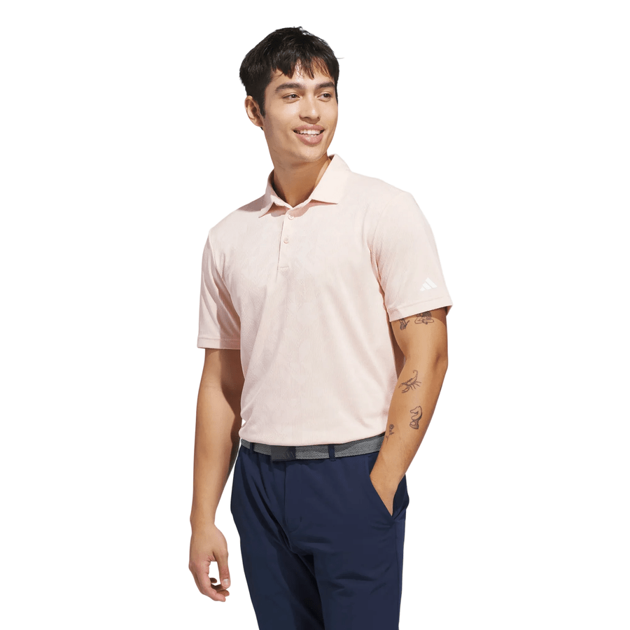 Polo Adidas Ultimate365 en jacquard