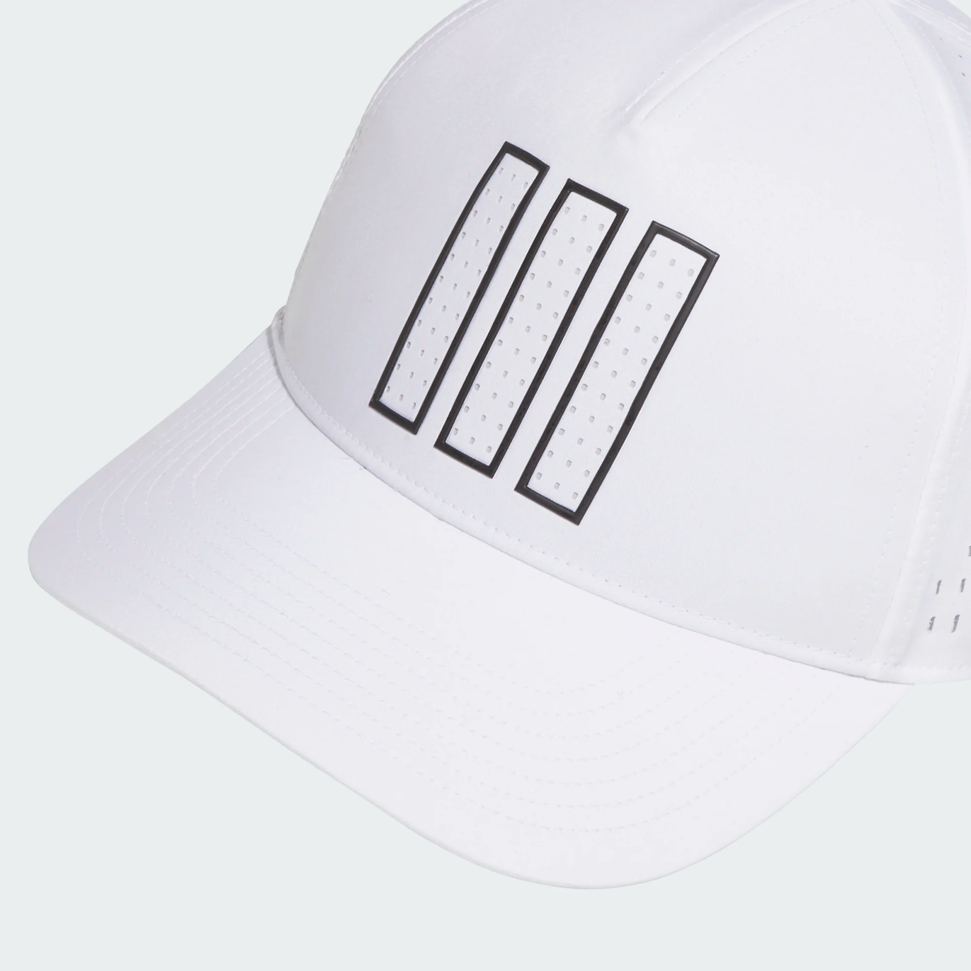 Adidas Tour Hat 3 Stripe - White