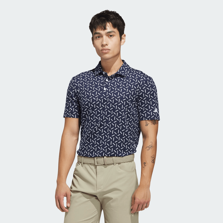 Adidas Ultimate365 Mesh Print Climacool Polo Shirt