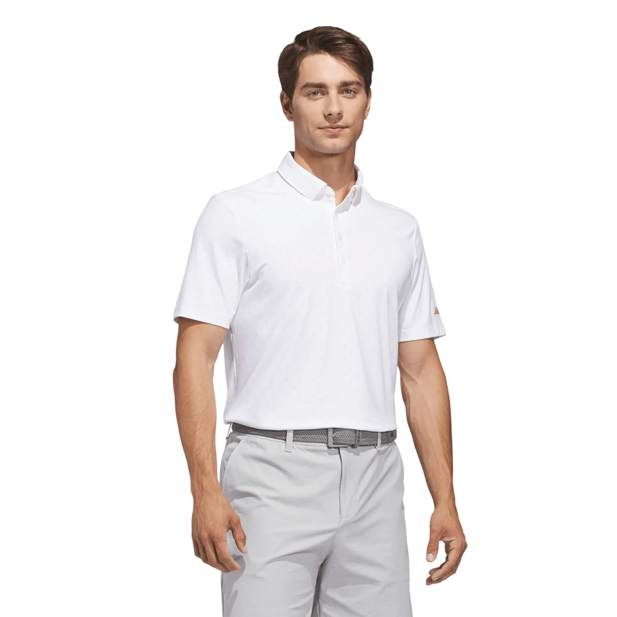 Adidas Ultimate365+ Micro Print Polo Shirt