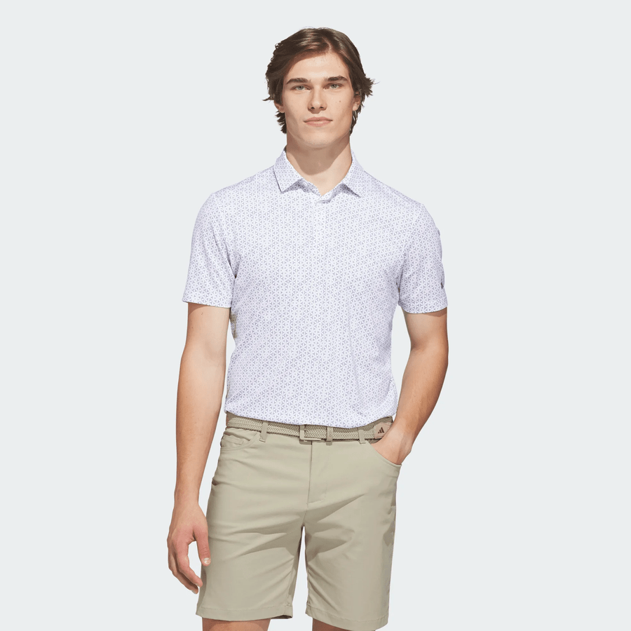 Adidas Ultimate365 Mesh Tango Print Climacool Polo Shirt