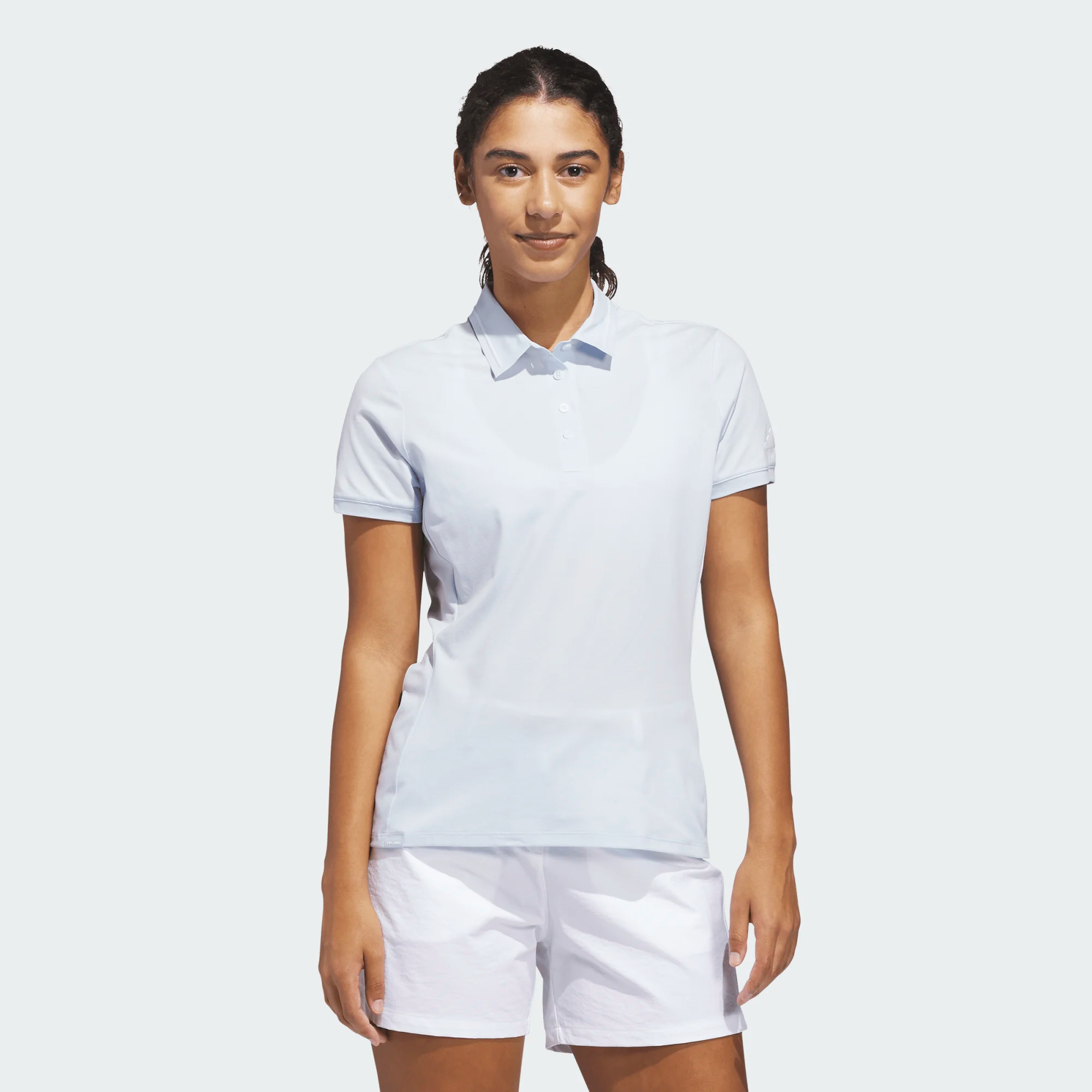 Adidas Ladies Ultimate365 Tour Twistknit Short Sleeve Polo