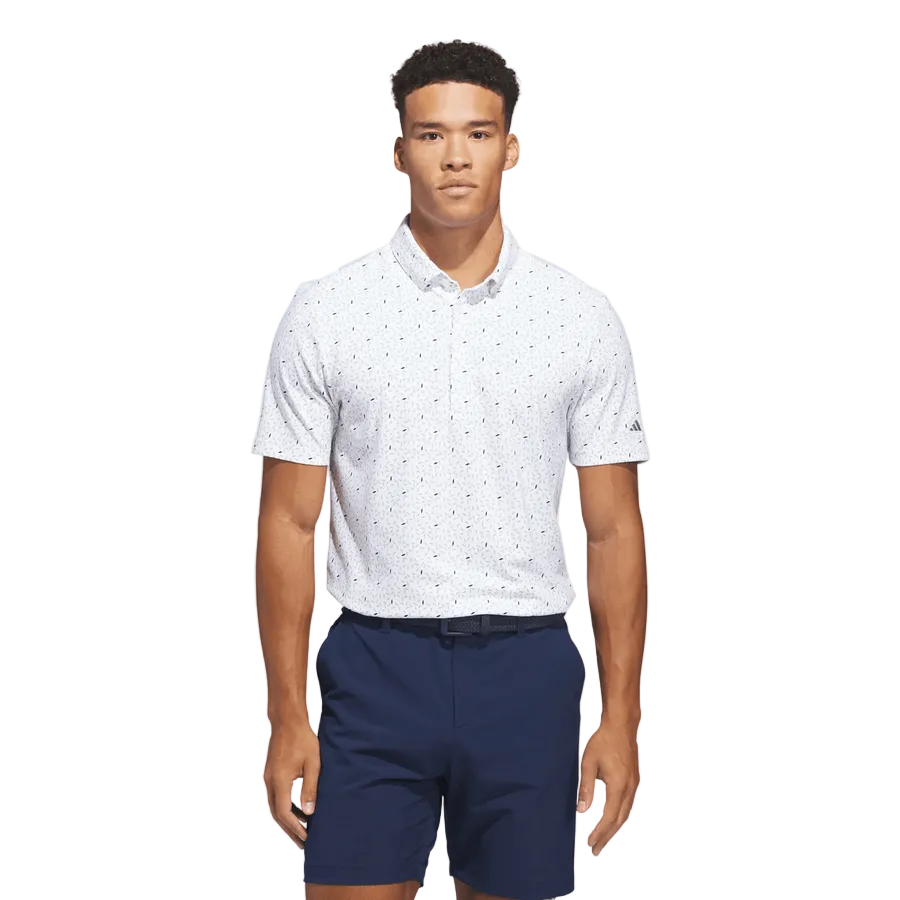 Adidas Ultimate365+ Soft Print Polo Shirt