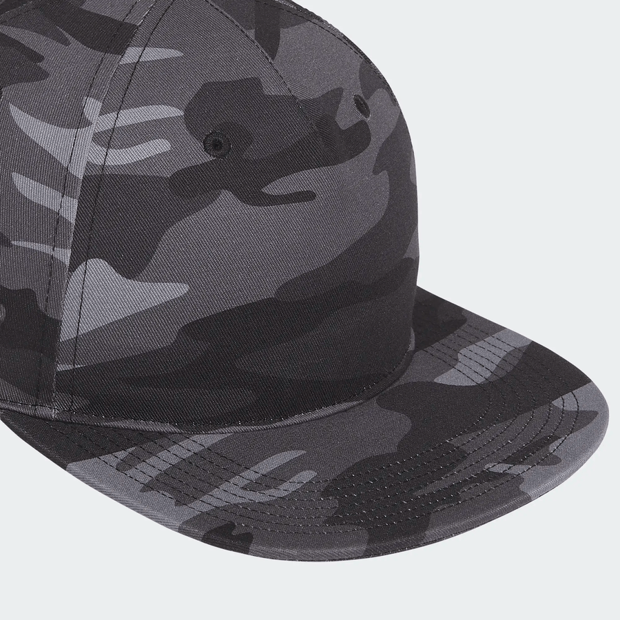 Adidas Camo 5 Panel Crestable Hat - Grey