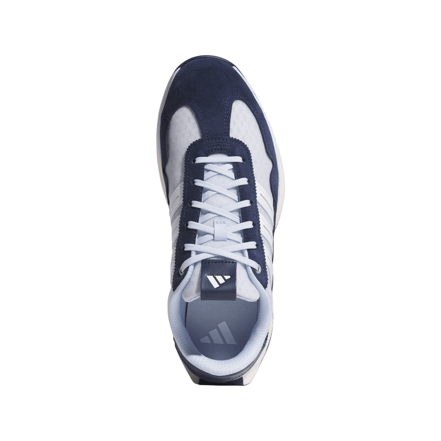 Chaussures de golf Adidas S2G Vent sans crampons - Blanc/bleu marine