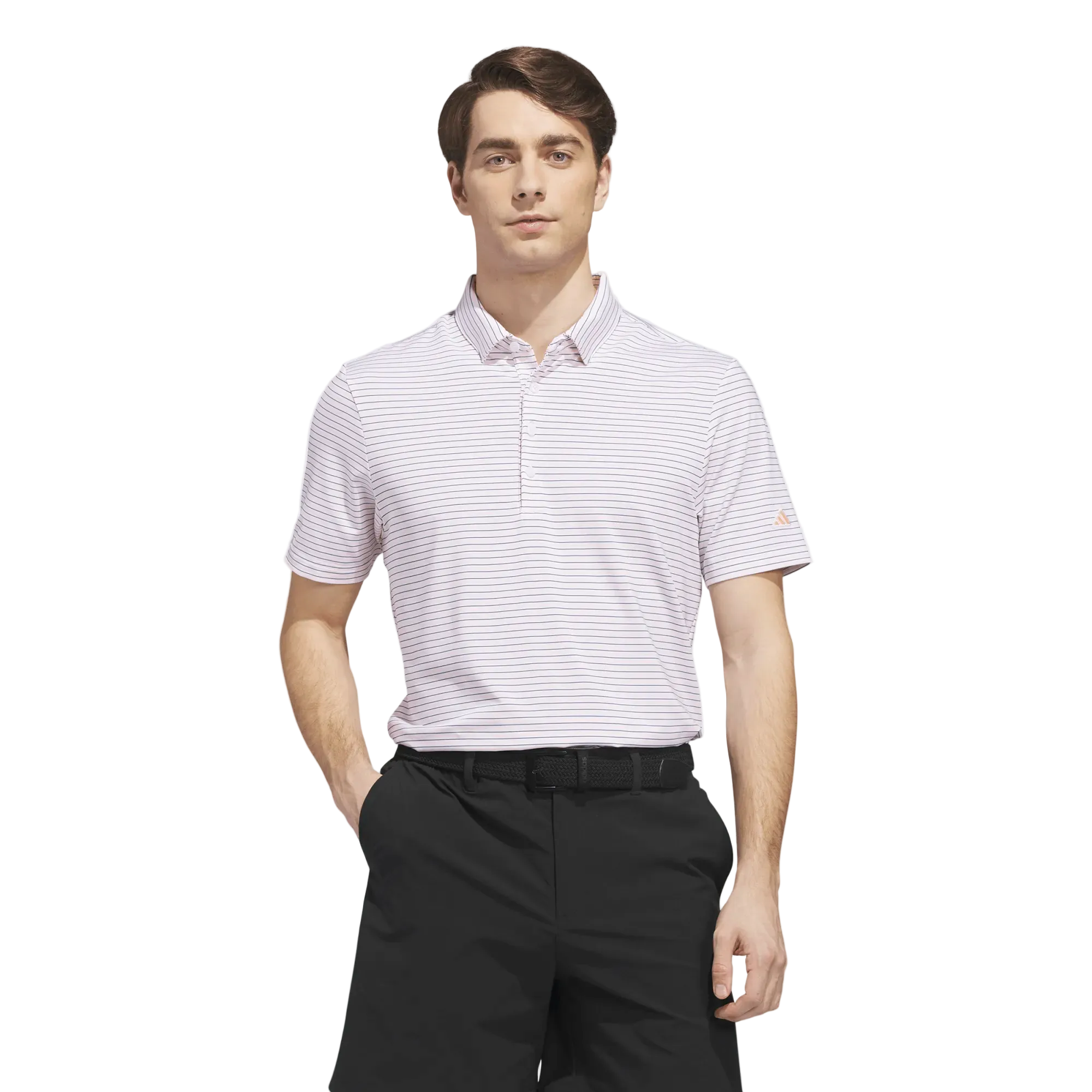 Adidas Ultimate365+ Polo à trois bandes colorées