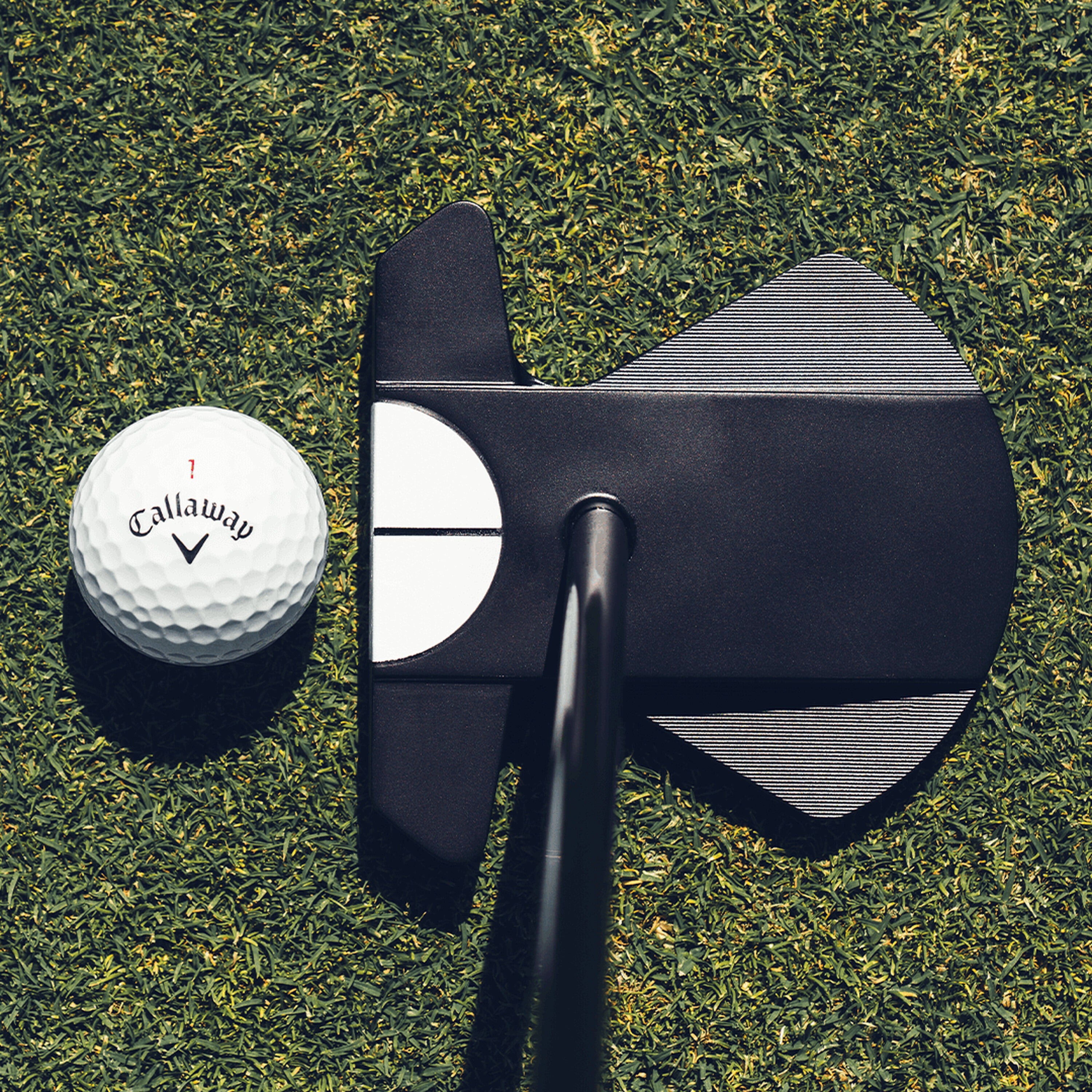 Odyssey Ai-Dual Square 2 Square Max 1/2 Ball Cruiser Broomstick Putter
