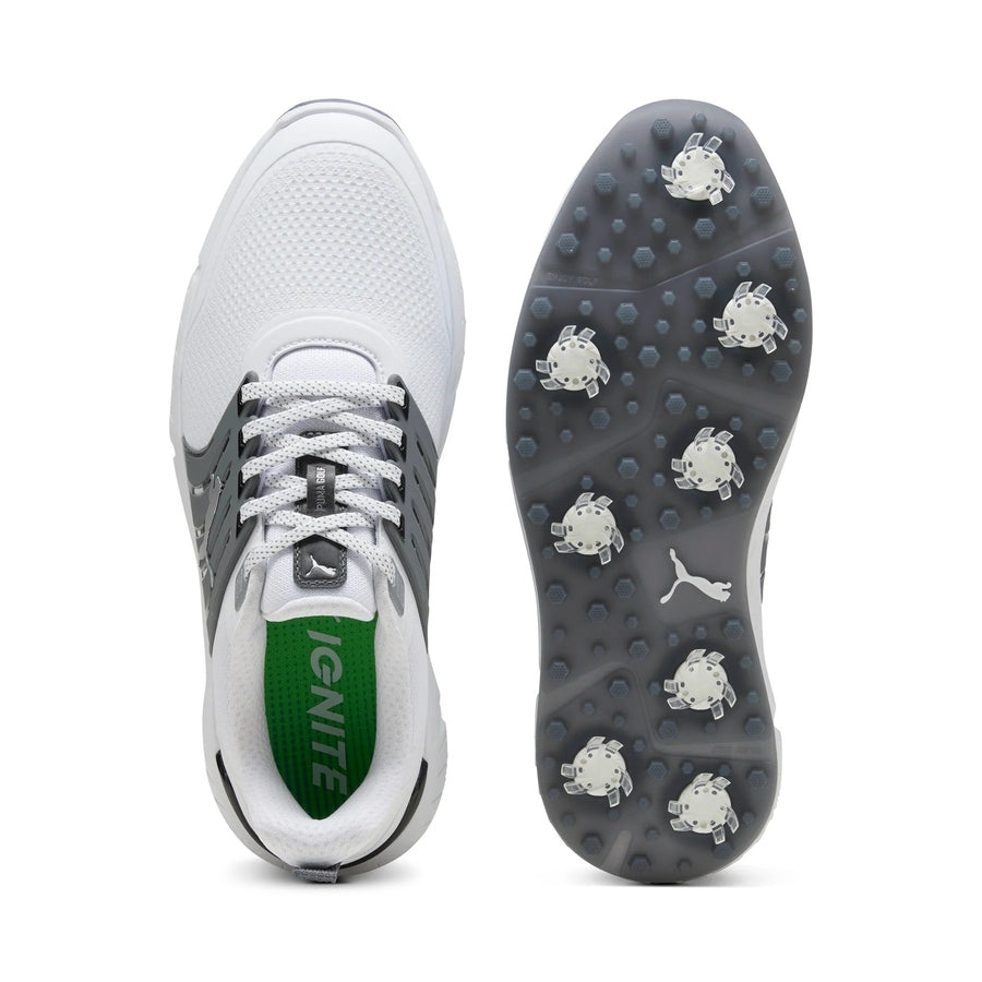 Puma Ignite Elevate 2 Tour Golf Shoes - White/Slate Sky