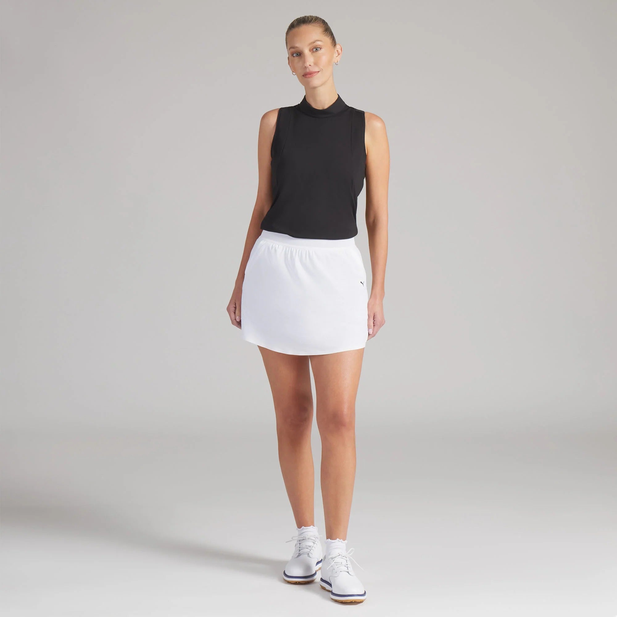 Puma Ladies Lettie 15.5" Golf Skirt - White