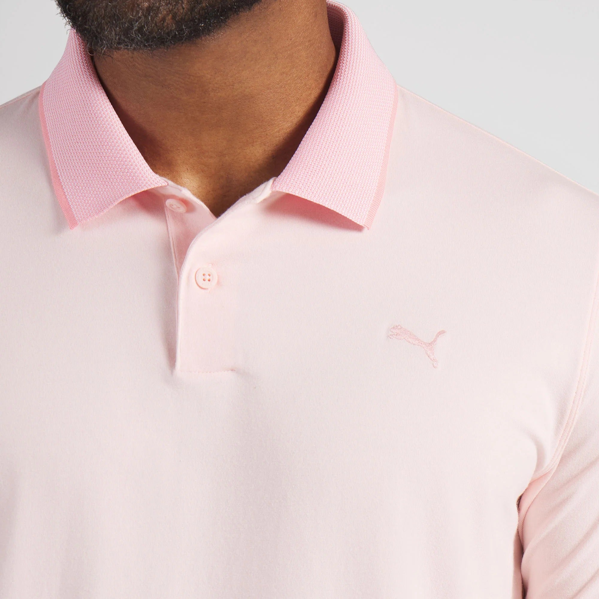 Puma Modalon Crafted LC Golf Polo - Rose