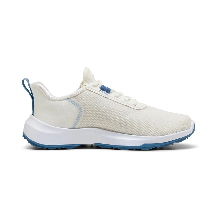 Puma Ladies Fusion Crush Sport Spikeless Golf Shoes - White/Blue