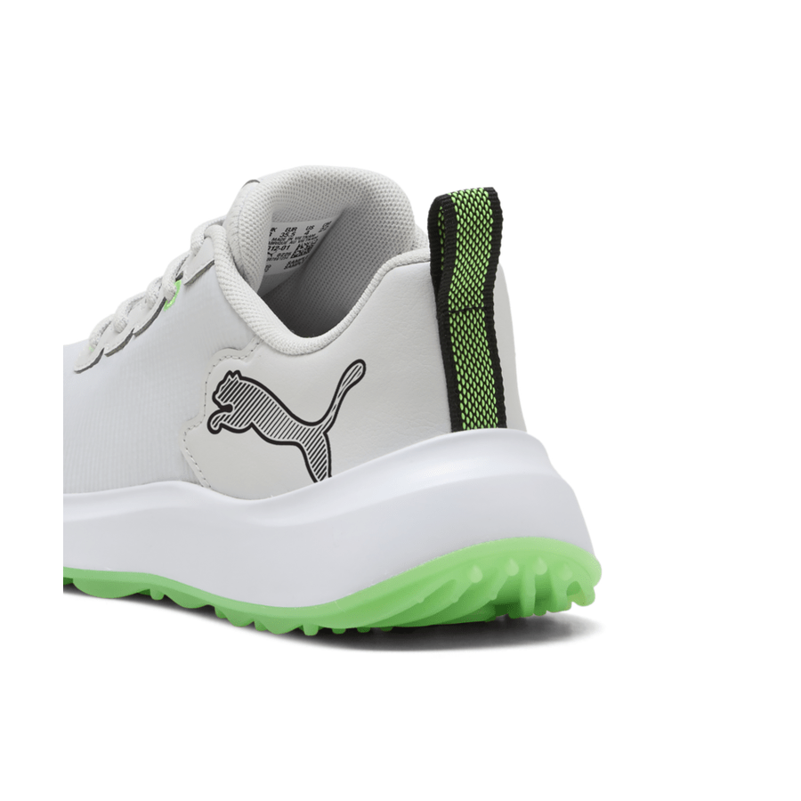 #Check Puma Juniors Gruve Sport Junior Spikeless Golf Shoes - Feather Gray/Puma White/Fluro