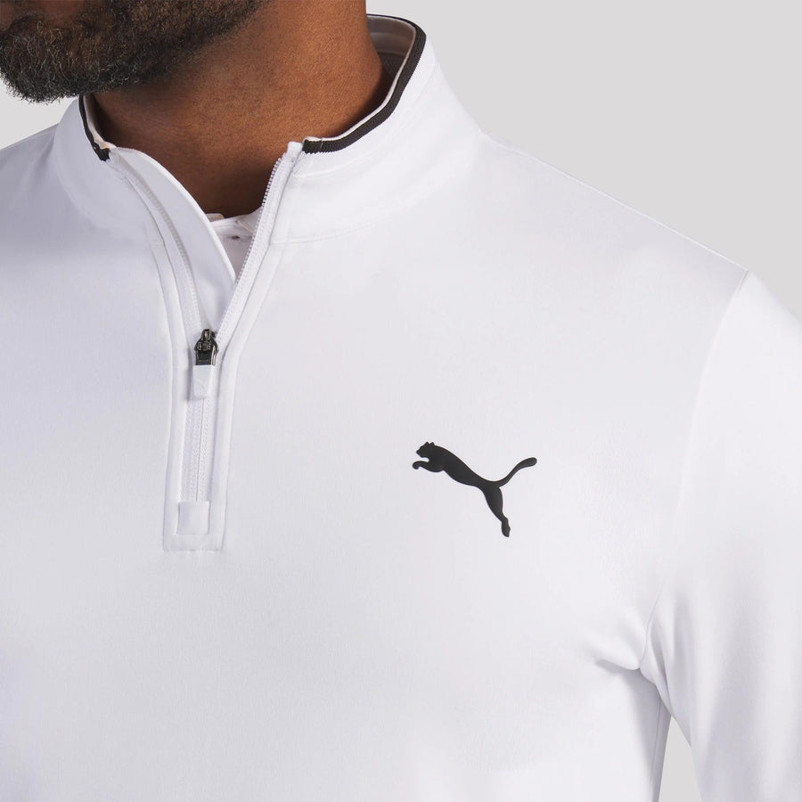 Puma CLOUDSPUN Tech 1/4 Zip Tour - White