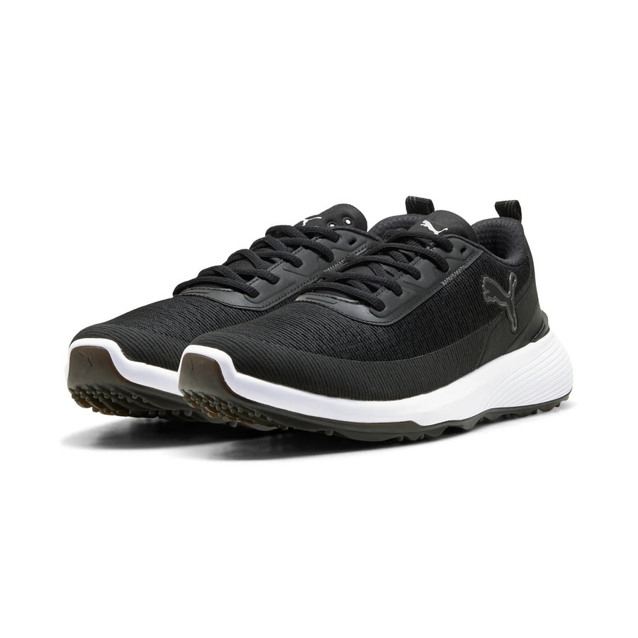 Puma Gruve Sport Spikeless Golf Shoes - Black/Dark Coal