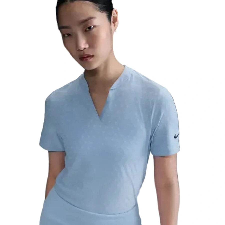 Nike Tour Ladies Dri-FIT Short-Sleeve Blade Jacquard Golf Polo