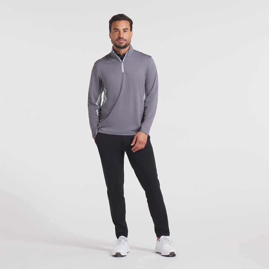 Puma Pure 2.0 1/4 Zip Golf Pullover - Gray
