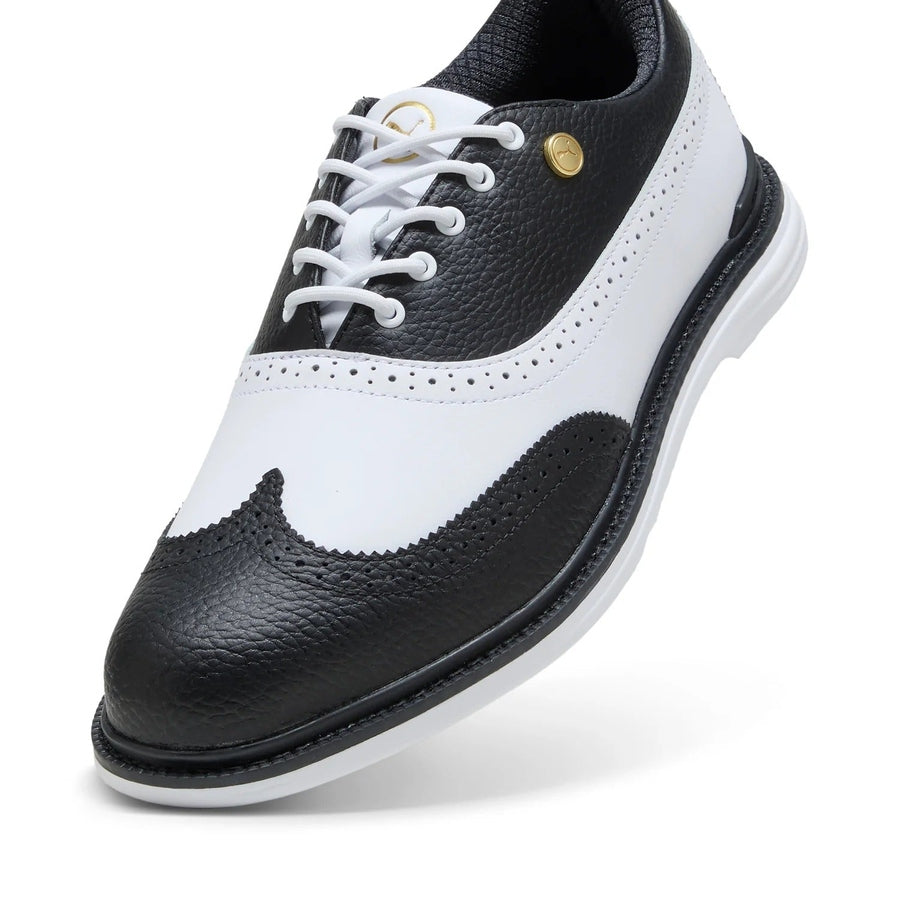 Puma Royale Wingtip Golf Shoe - Black/White