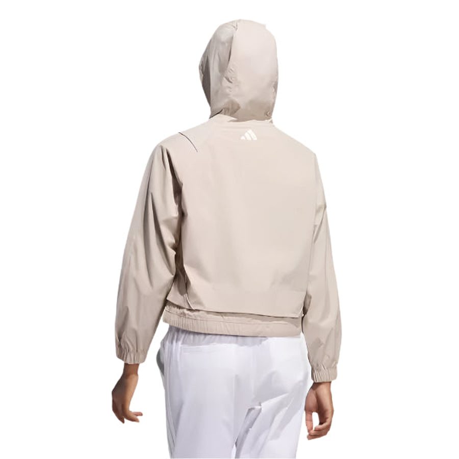 Adidas Ladies Beyond Full-Zip Hoodie - Brown