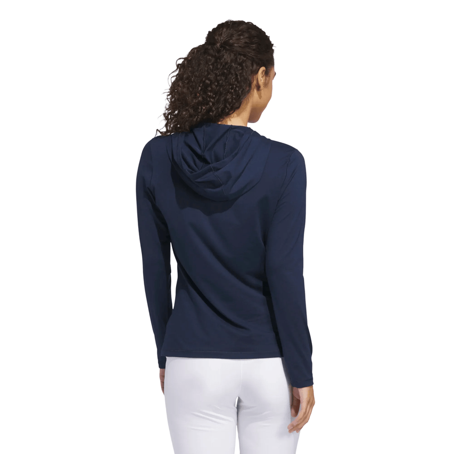 Adidas Ladies Performance Hoodie - Navy