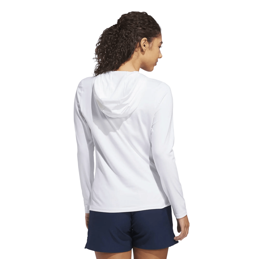 Adidas Ladies Performance Hoodie - White