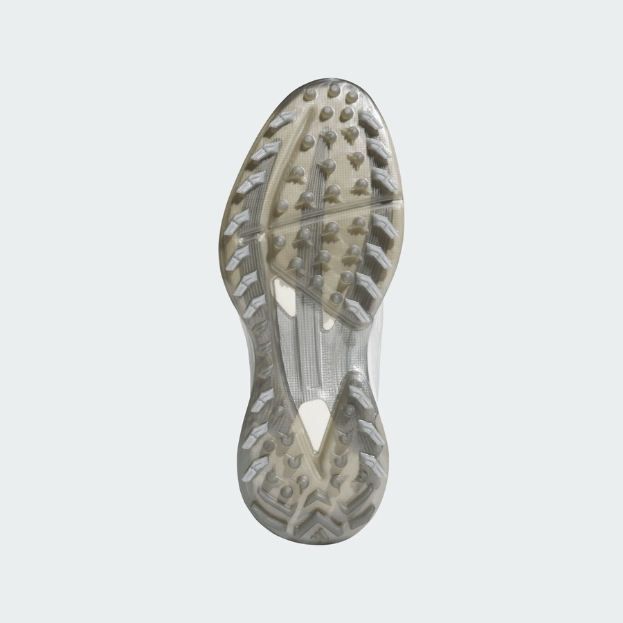 Adidas Adizero ZG Spikeless Golf Shoes - White/Silver