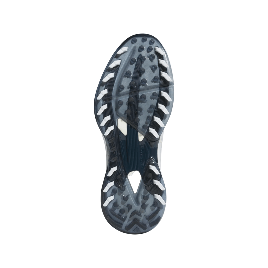 Adidas Adizero ZG Spikeless Golf Shoes - White/Navy
