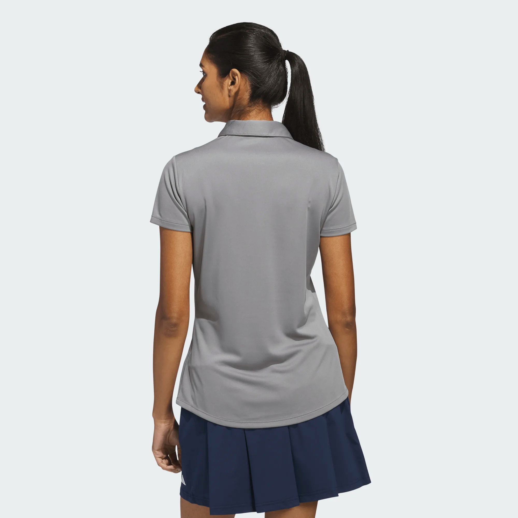 Adidas Ladies Solid Performance Short Sleeve Golf Polo