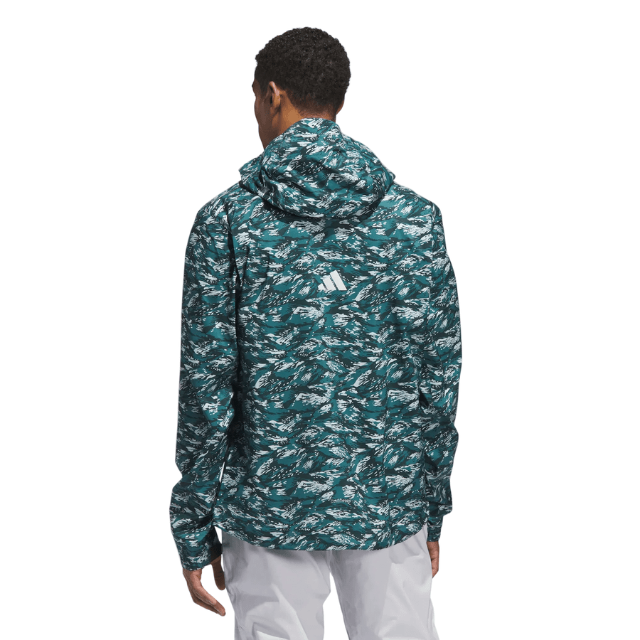 Adidas Climaproof+ Anorak Golf Jacket - Teal