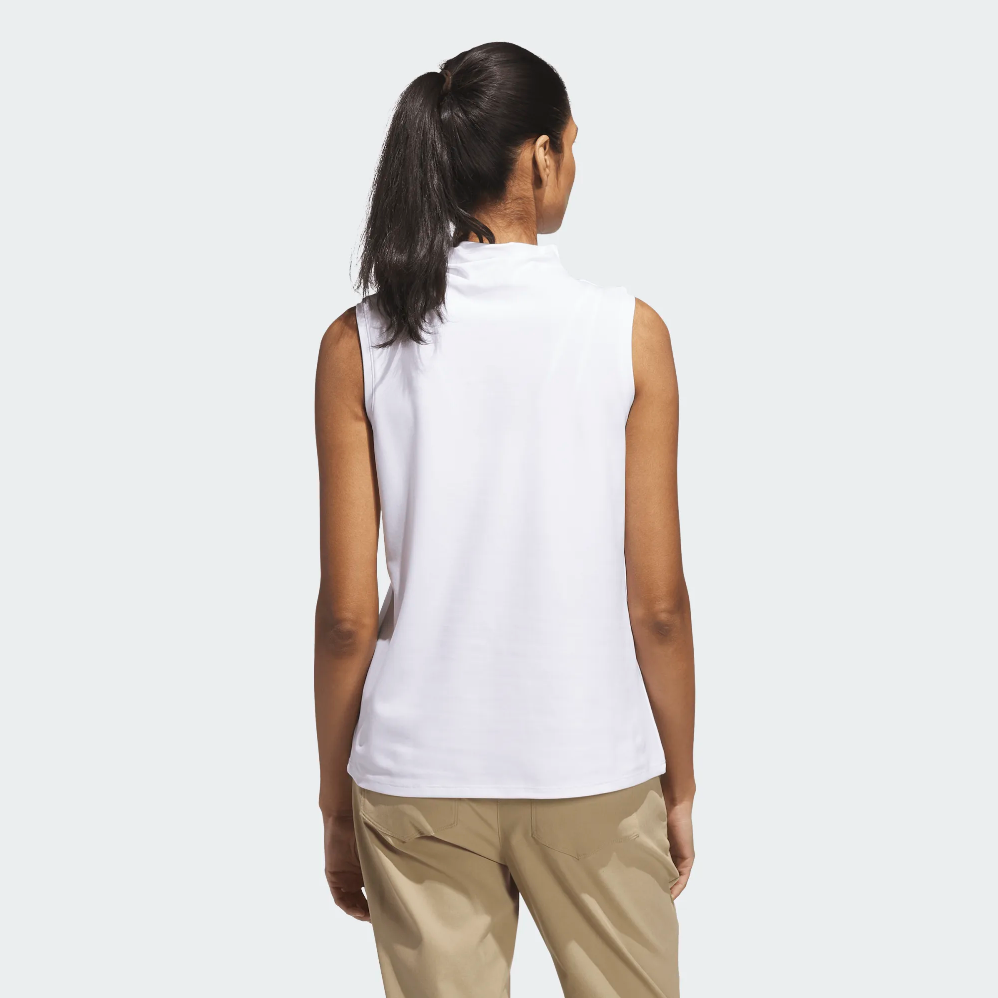 Adidas Ladies Ultimate365 Butterspun Sleeveless Mock Neck Top
